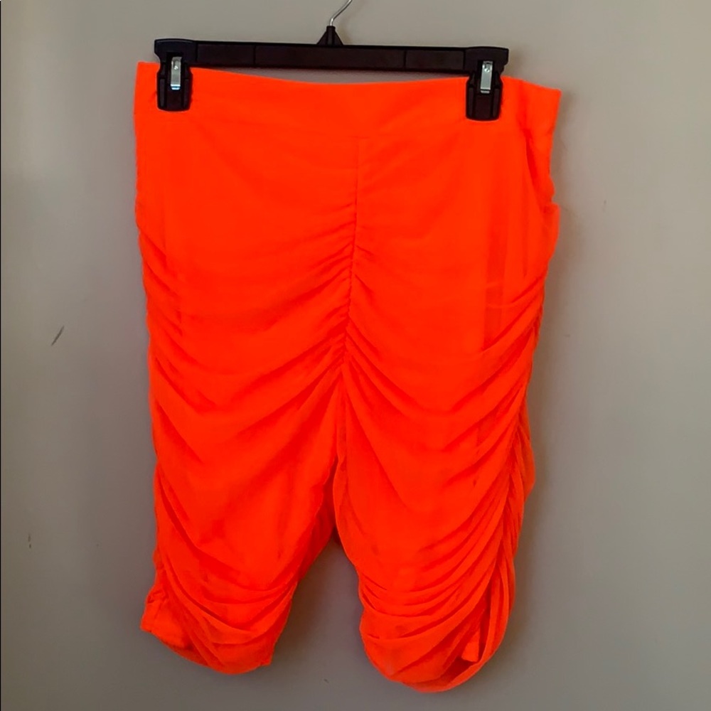 NEON biker shorts (NEVER WORN)